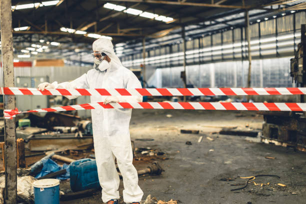 Professional Unattended Death Cleanup technician working in Edison, NJ